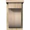 Ekena Millwork Del Monte Rough Sawn Corbel w/Backplate, Douglas Fir, 8"W x 10"D x 14"H COR08X10X14DEL01RDF - alternate 3